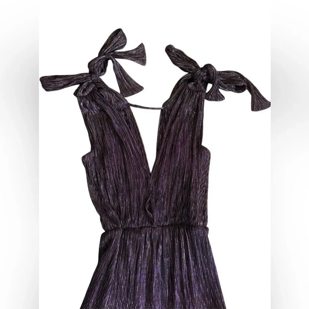 Sabina Musayev Skylar Metallic Tiered Maxi Dress Size XS
(Flaw) - Picture 4 of 8